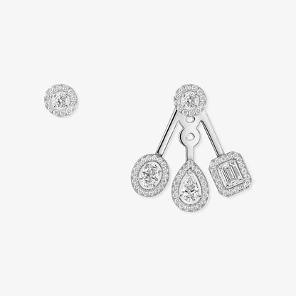 [ Moco ] My Twin Trio  Diamond Earrings