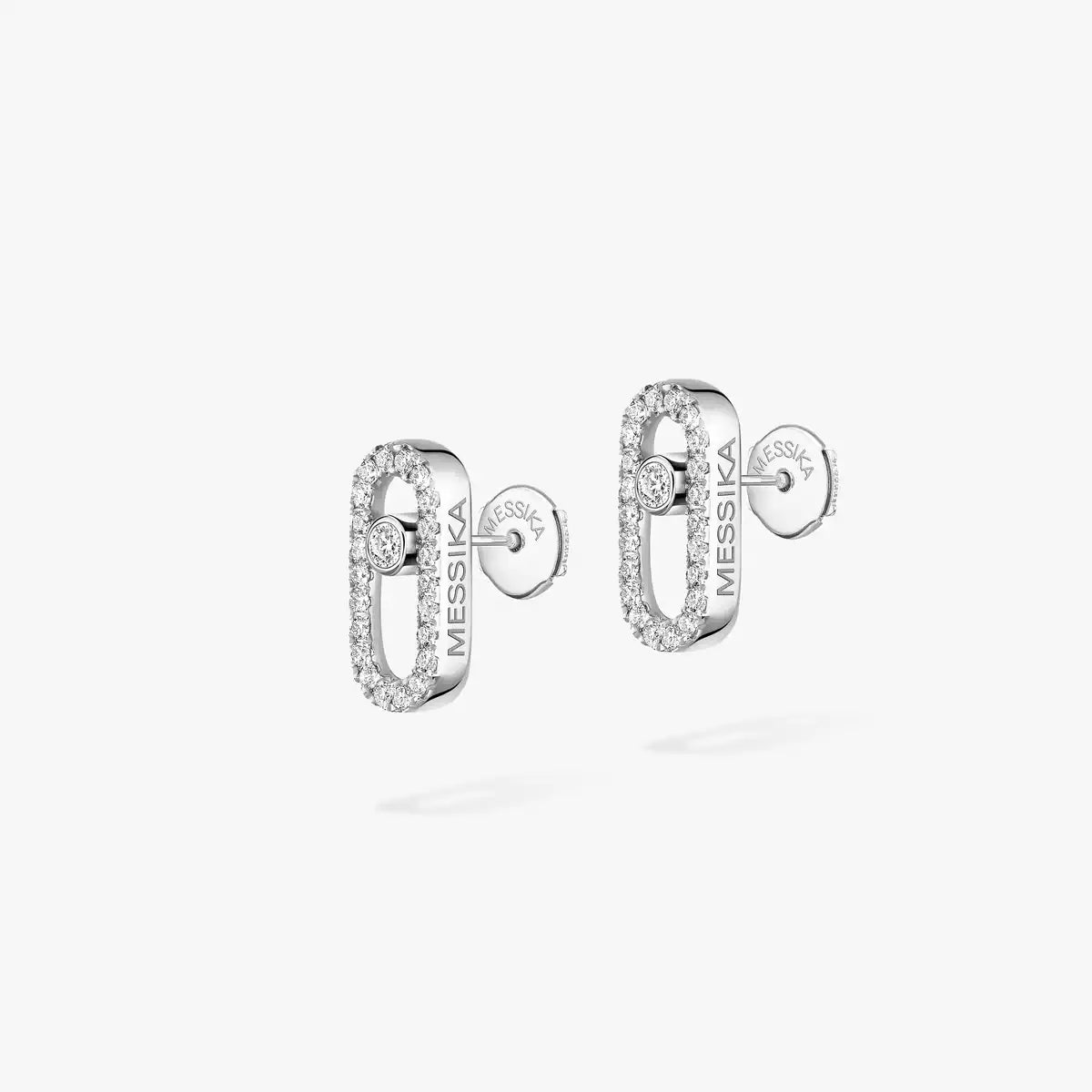 [ Moco ]Move Uno Diamond Earrings