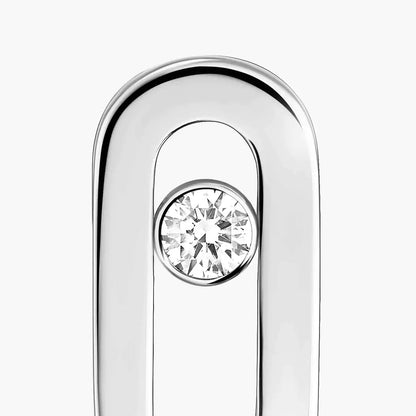 [ Moco ]Move Uno Diamond Stud Earrings
