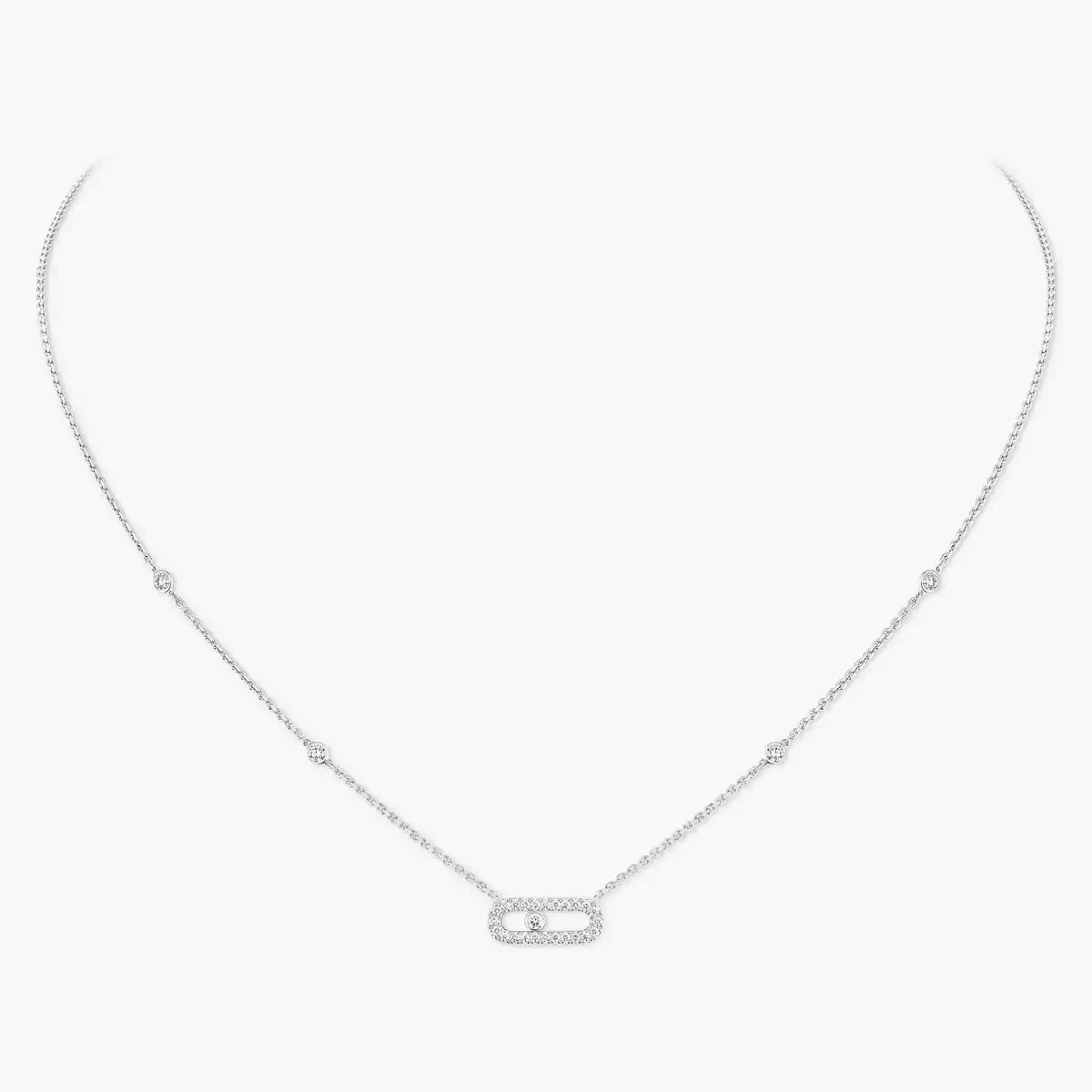 [ Moco ]Diamond Necklace Move Uno
