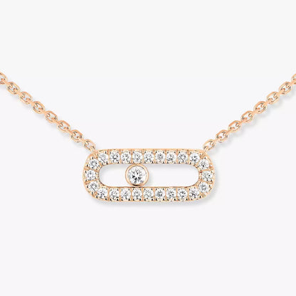 [ Moco ]Diamond Necklace Move Uno